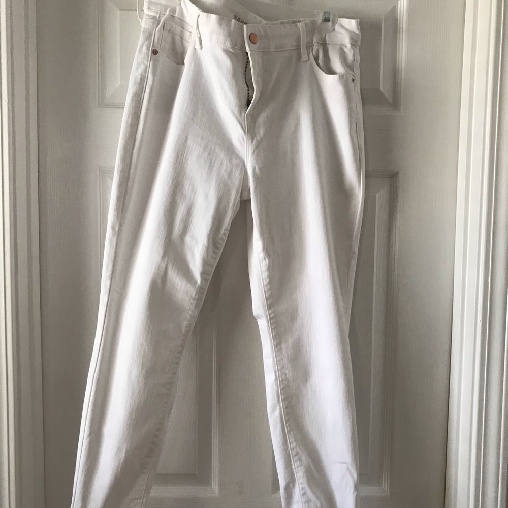 Old Navy Rock Star Skinnies - White SZ 14R